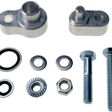 LucaSng Air Conditioning Block Off Fittings A/C Block Off Rear Premium Kit Compatible with Rear Air 2007-2015 GMC Acadia w/Dual Bolts