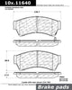Centric 100.11640 Brake Pad