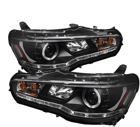 Spyder Auto 5042231 LED Halo Projector Headlights Black/Clear