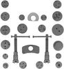 MOSTPLUS Universal Disc Brake Piston Caliper Compressor Tool Set for Brake Pad Replacement fit Most Model/Makes -22 Pieces