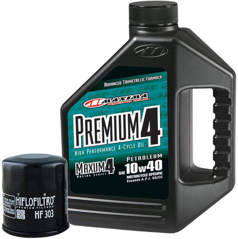 MaximaHiflofiltro PMOCK13 Premium Motorcycle Oil Change Kit for Yamaha FZ6/R6/R1