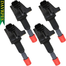 DAVRPES 4Pcs UF581 30520-PWC-003 Ignition Coils Pack For 2007 2008 Honda Fit 1.5L L4 Replace# 610-50119｜30520-PWC-S01｜5C1635｜C1578｜E1081