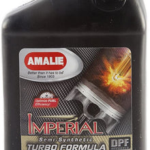 Amalie (160-71046-56-12PK) Imperial Turbo Formula 5W-20 Motor Oil - 1 Quart Bottle, (Pack of 12)