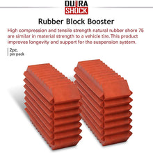 DuraSHOCK U.S. Coil Spring Block Boosters Series Pack, Automotive Performance Enhancement for Car Coil Spring Shock Absorption, Protection of Auto Suspension System (1.25" x 1" x 1")
