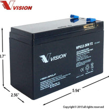 Vision HPS12-36W Battery