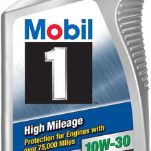 Mobil 1 98JD37 10W-30 High Mileage Synthetic Motor Oil - 1 Quart