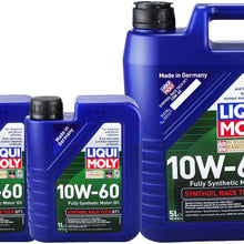 Liqui Moly 2024 2068 Synthoil Race Tech GT1 10W-60 Motor Oil - 7 Liter Value Pack