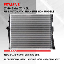 13277 OE Style Aluminum Core Cooling Radiator Replacement for BMW X3 AT 3.0L 07-10