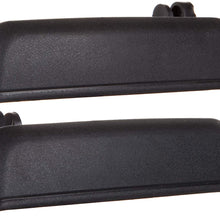 LUJUNTEC Exterior Door Handles Front Driver Passenger Side Replacement for 1995-1998 Toyota Tercel Texture Black(2pcs)