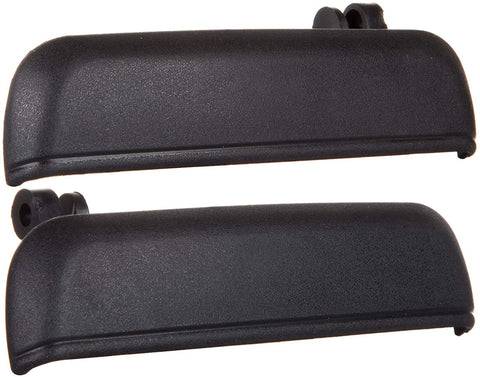 LUJUNTEC Exterior Door Handles Front Driver Passenger Side Replacement for 1995-1998 Toyota Tercel Texture Black(2pcs)