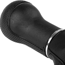 ONEVER 5 Speed Car Gear Shift Knob Gaitor Boot with PU Leather Dustproof Cover Compatible with VW Golf Bora Jetta GTi MK4, Black
