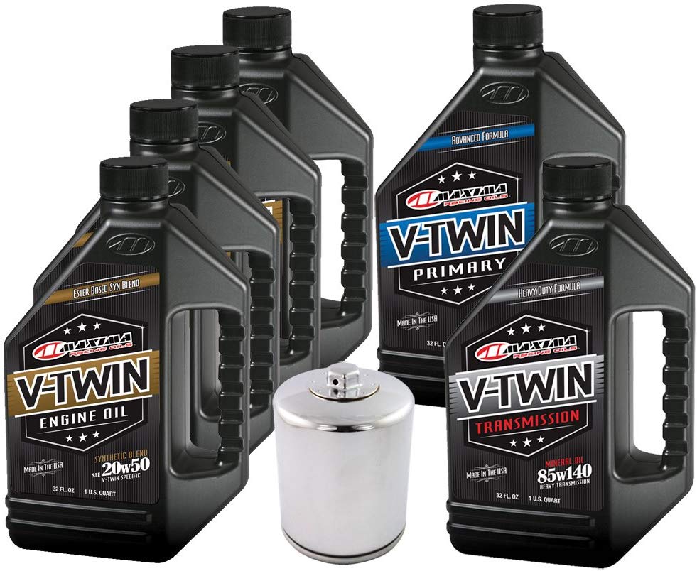 MaximaHiflofiltro VTTOCK24 Complete Engine Oil Change Kit for V Synthetic Blend Harley Davidson Twin Cam, 192. Fluid_Ounces