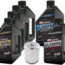 MaximaHiflofiltro VTTOCK24 Complete Engine Oil Change Kit for V Synthetic Blend Harley Davidson Twin Cam, 192. Fluid_Ounces
