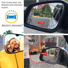 4PCS Car Rearview Mirror Film - Car Side View Mirror HD Clear Anti-Fog Anti-Glare Rainproof Waterproof Mirror Window Film Protector Safe Driving for Car Mirrors and Side Windows