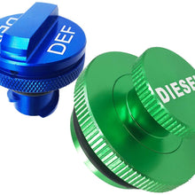 Diesel Fuel Cap for Dodge（Strong magnetism）, Magnetic Ram Diesel Billet Aluminum Fuel Cap（Strong magnetism） for 2013-2018 Dodge Ram Truck 1500 2500 3500 …