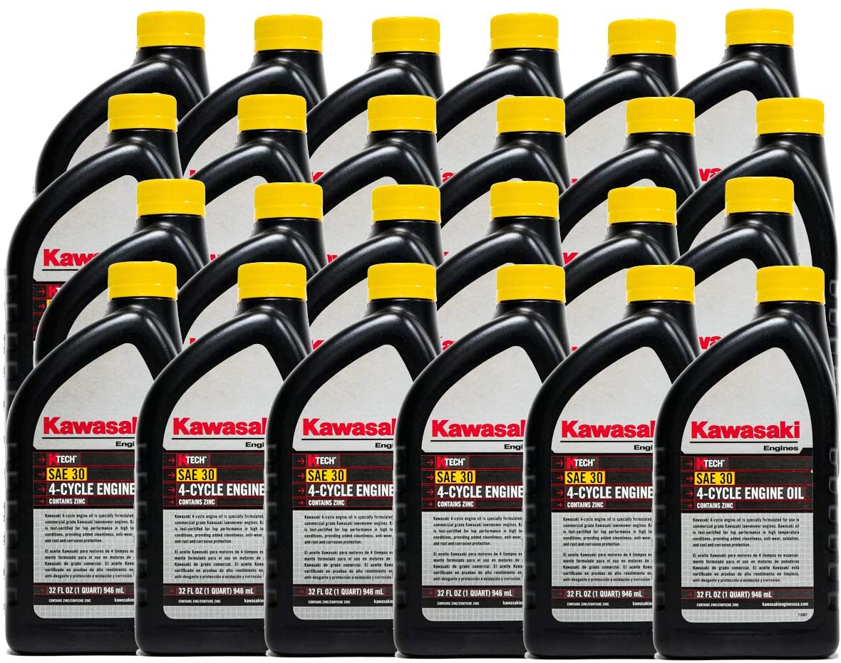Kawasaki 24PK Genuine OEM 4-Cycle Engine Oil 1QT Bottle SAE 30 K-Tech 99969-6281