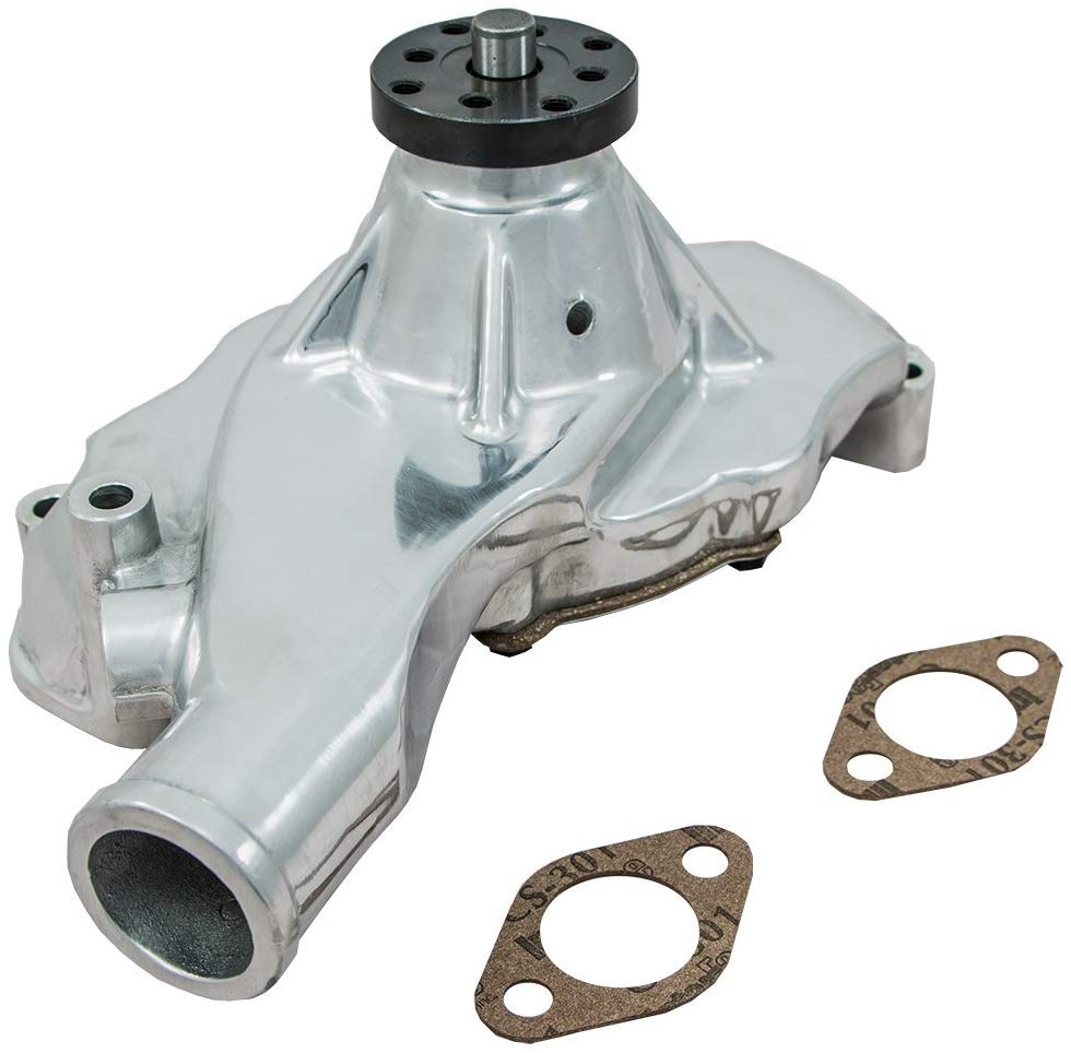 Top Street Performance HC8021P Polished Finish Short Water Pump