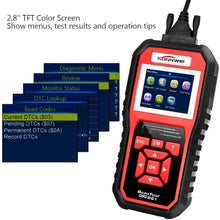 OBD2 Scanner OBDII Auto Diagnostic Code Scanner Universal Vehicle Engine O2 Sensor Systems OBD2 EOBD Scanners Tool Check Engine Light Automotive Code Reader for all OBD II Protocol Car Since 1996
