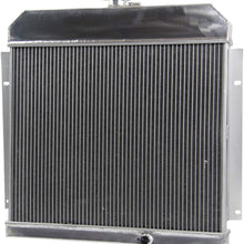 CoolingCare 4 Row Aluminum Radiator for 1953 1954 Dodge Chrysler Plymouth L6 V8 Engine All Models
