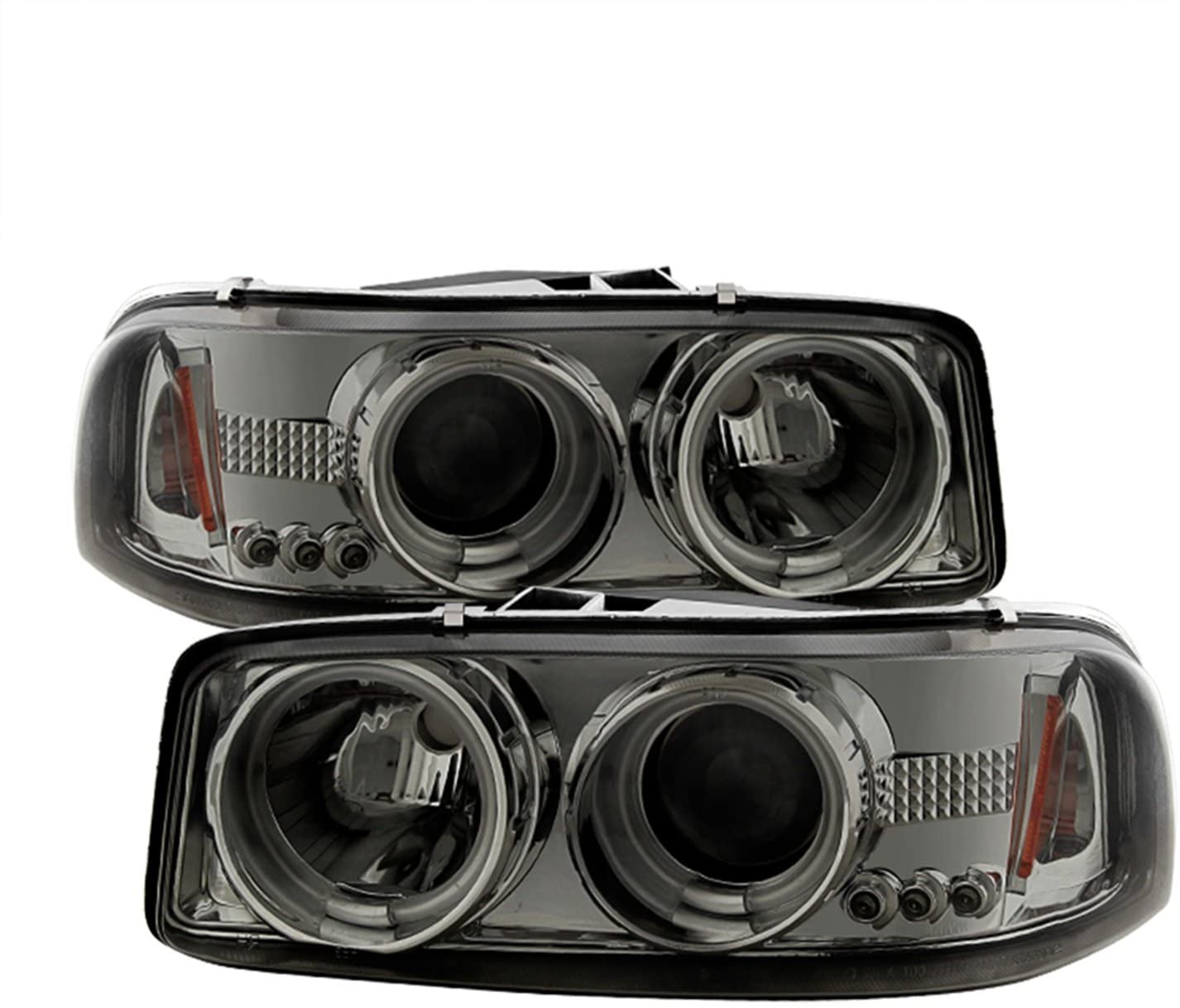 Spyder Auto 5064141 CCFL Halo Projector Headlights Chrome/Smoked