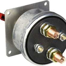 QuickCar Racing Products 55-022 Silver 2-1/2" High x 2-1/2" Wide Panel Battery Master Disconnect Switch with Alternator Post and Mounting Panel