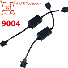 HIKARI Pair LED Conversion Kit Headlight Canbus Error Free Anti Flickering Resistor Decoder - 9004