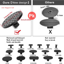 GLISTON Car Dent Puller Kit, Paintless Dent Repair Remover, Pro Slide Hammer Tools with 16pcs Thickened Black Tabs for DIY Automobile Body Hail Damage Removal