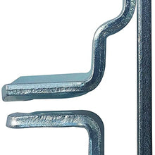 JQuad Trailer Door & Ramp Locking Hasp -4" Mounting- Cam Lock Latch Keeper -Zinc-