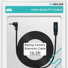 Dash Cam Backup Camera Extension Cable,2.5mm Male to Female Extension Cord for Rear Camera-16.5 Ft