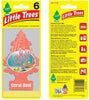 Little Trees Car Air Freshener | Hanging Tree Provides Long Lasting Scent for Auto or Home | Coral Reef, 6-Packs (4 Count)