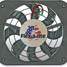 Flex-a-lite 123 Lo-Profile S-Blade Electric Puller Fan