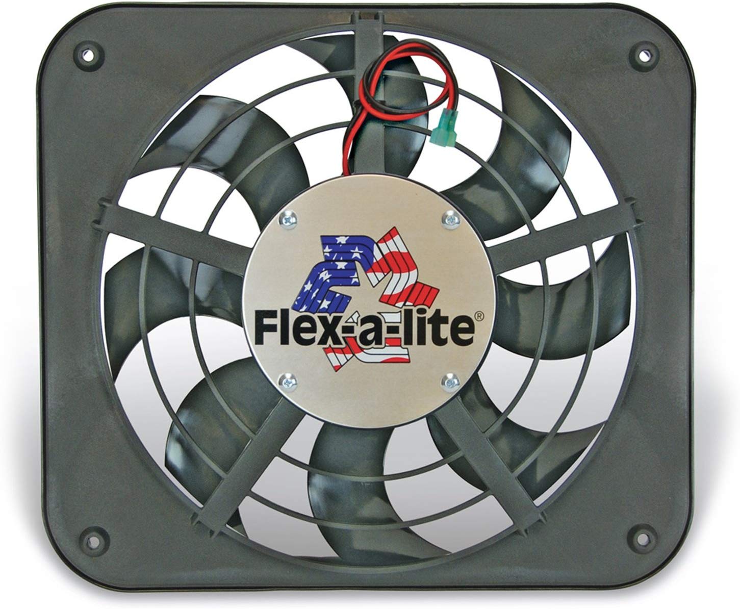 Flex-a-lite 123 Lo-Profile S-Blade Electric Puller Fan