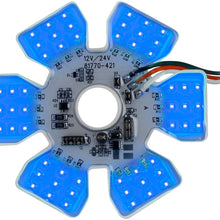 GG Grand General 81777 Blue Light Ultra Thin Air Cleaner Hex 54 LED Dual Function