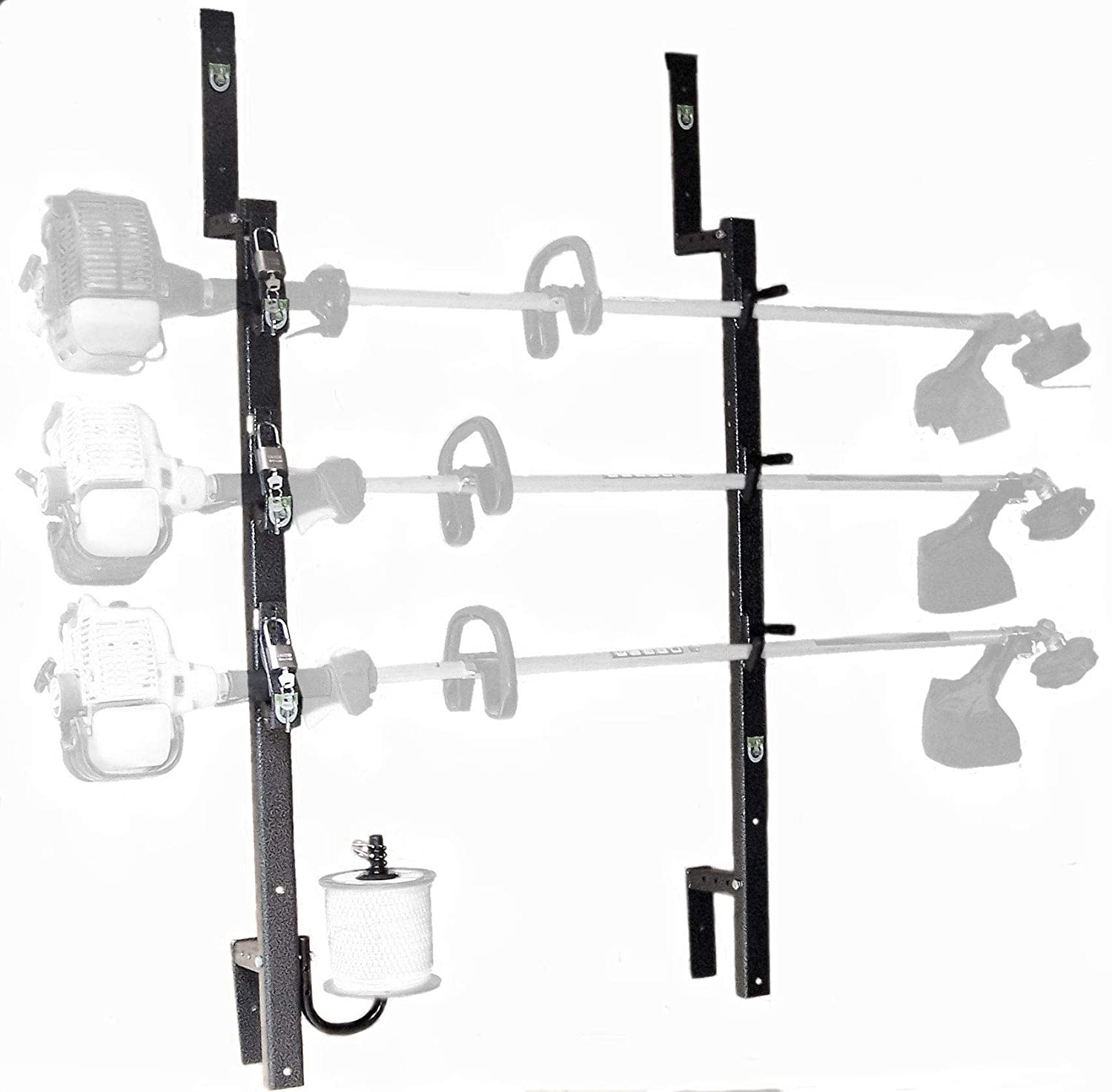 Pack'em 3 Place Trimmer Rack for Enclosed Trailers Racks PK 6-5