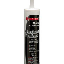 Dynatex 49290 Low Volatile RTV Silicone Gasket Maker, 0 to 500 Degree F, 300mL Cartridge, Black (Pack of 12)