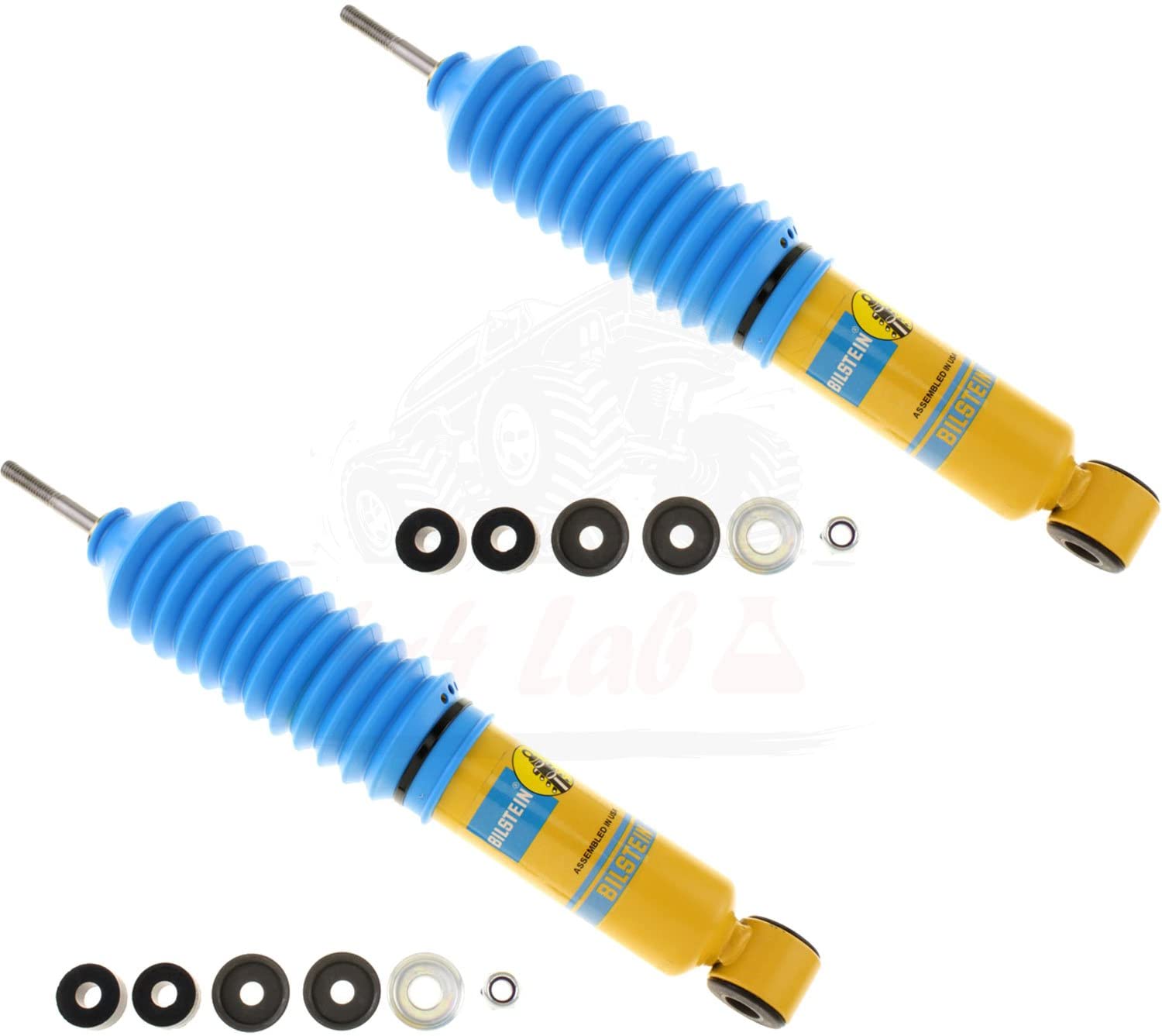 Bilstein B6 4600 Series 2 Front Shocks Kit for Toyota Pickup Base Turbo '86-'87 Ride Monotube replacement Gas Charged Shock absorbers part number 24-011396