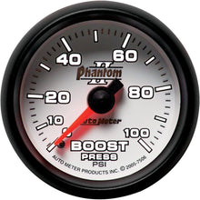 Auto Meter 7506 Phantom II 2-1/16" 0-100 PSI Mechanical Boost Gauge