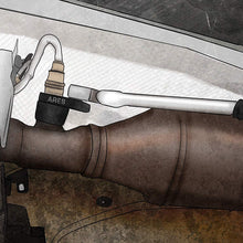 ARES 70039-3/8-Inch Drive by 7/8-Inch (22mm) Offset Oxygen Sensor Socket - Wire Gate Accesses Sensor from Side, Preventing Damage to Wires