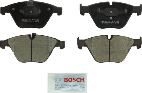 Bosch BC918 QuietCast Premium Ceramic Disc Brake Pad Set For Select BMW 1 Series M, (xi, xDrive, i, Ci, Li), 335, 525, 528, 530, 535, 545, 550, 645, 650, 745, 750, 760, M3, Z4; Front