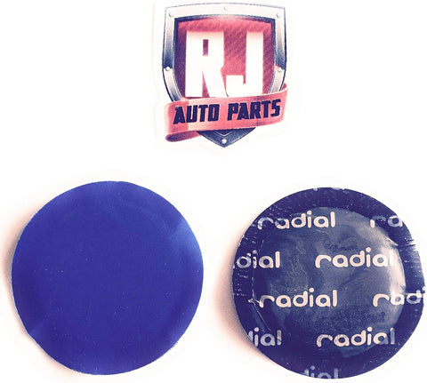 RJ Auto Parts Radial Tire Patches, Large Size 3 1/8