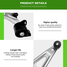 SCITOO 4pcs Front Suspension Kit - 2 Stabilizer Sway Bar End Link 2 Front Outer Tie Rod End Fit 2006 2007 2008 2009 2010 2011 For Kia Rio/Kia Rio 5 ES800349 ES800350 K80858 K80859