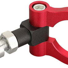 Towing Tow Hook Car Refitted Front Rear Bumper Trailer Ring Eye Kit Hook Screw On Fit for Mazda CX5 RX8 1999-2001 Mazda B3000 Red