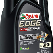 Castrol 03084C Edge 5W-30 Advanced Full Synthetic Motor Oil, 5 Quart