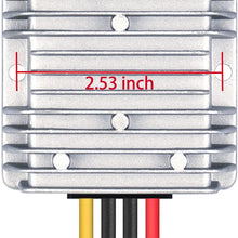 Cllena Waterproof DC/DC 12V to 24V Boost Converter 5A 120W Step Up Voltage Regulator Module Car Power Supply Voltage Transformer (Input 10V-16V)