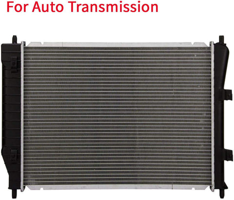 YGKJ Auto AT Aluminum/Plastic Radiator 1 Row compatible with Chevrolet Corvette SSR Saab 9-7x V8