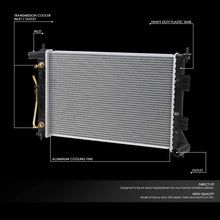 DNA Motoring OEM-RA-13202 13202 Factory Style Aluminum Core Cooling Radiator Replacement
