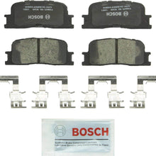 Bosch BC885 QuietCast Premium Ceramic Disc Brake Pad Set For: Lexus ES300, ES330; Toyota Camry, Highlander, Rear