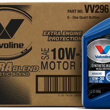 Valvoline DuraBlend SAE 10W-30 Synthetic Blend Motor Oil 1 QT, Case of 6