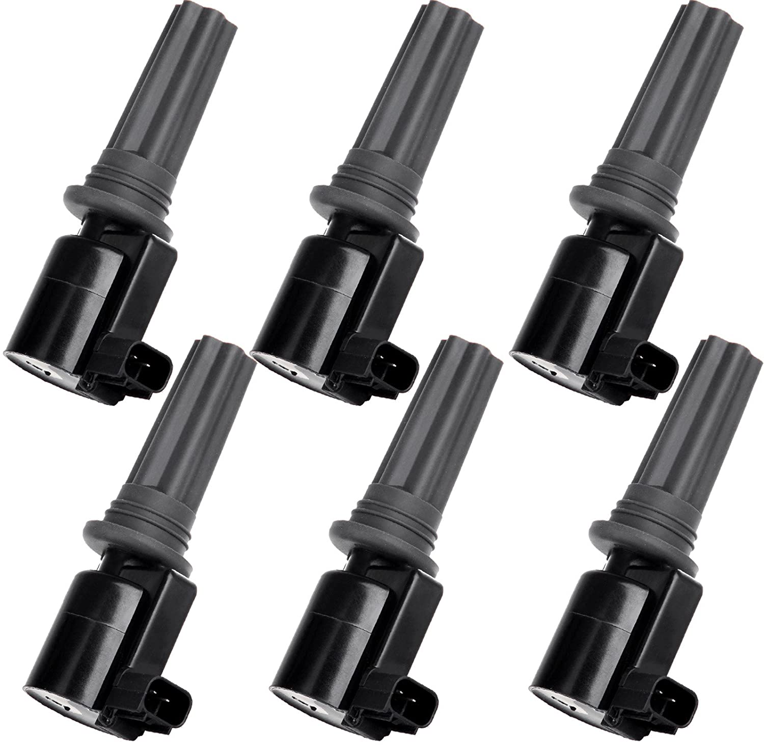 SCITOO Pack of 6 Ignition Coil Packs Compatible for Lin-coln LS 3.0L for Jaguar S-Type 3.0L2000-2005 Automobiles Fit for OE DG528