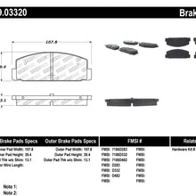 StopTech 309.03320 Street Performance Rear Brake Pad
